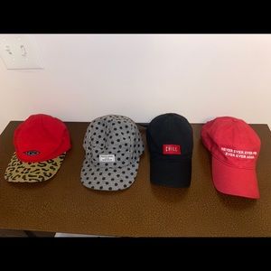 Dad hats and snap backs